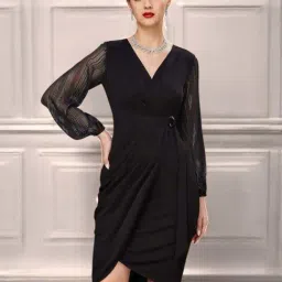 Miss Chase Black Casual Dress-picture-25