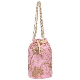 Aditi Wasan Pink Fabric Potli-38