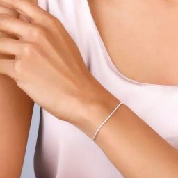 GIVA 92.5 Sterling Silver Classic Flexible fit Bracelet for Charms for Women-image-57