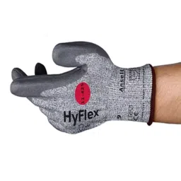 Ansell HyFlex 11-425 Grey Fibreglass HPPE Polyamide Abrasion & Cut Resistant Gloves Size 9 Waterbased PU, 11425VP090-picture-17