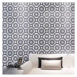 Kayra Decor Modern Floral 16x24 Inch Wall Design Stencil Painting KHS227-image-81