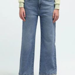 U.S. Polo Assn. Blue Relaxed Fit High Rise Jeans-image-68