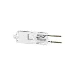 WKM 12 V 50 W Bi Pin Base Glass Halogen Bulb for Lab Equipments KT38-19