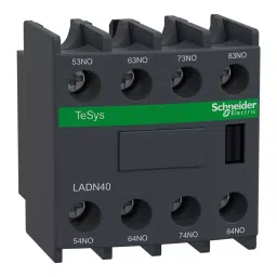 SCHNEIDER ELECTRIC Contactor Auxiliary Contacts CONTACT BLOCK, 4NO, LADN40-picture-23