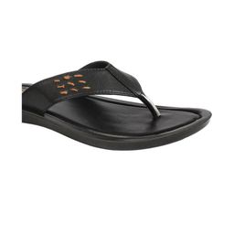 Trump Black PU Flip Flops-picture-2