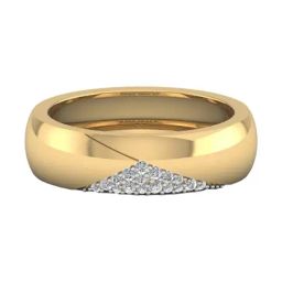 SHINE ETERNAL Lab Grown Diamond 18k (750) Yellow Gold Ring for Men-picture-34