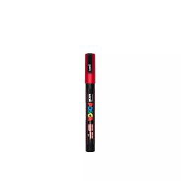 Uni Posca PC-3M 0.9-1.3 mm Fine Tip Dark Red Ink Water Based Paint Marker (Pack of 6 Pcs)-3