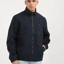 Tommy Hilfiger Navy Regular Fit Colour Block Jacket-24