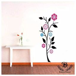 Kayra Decor Flower 24x40 Inch Wall Design Stencil Painting KDS36036-image-82