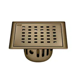 Sanjay Chilly Square Zoom Floor Drainer with Cockroach Trap Brushed Bronze 127 x 127 mm, SCCT-SZ-BB-127A-image-14
