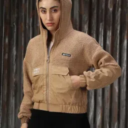 High Star Brown Relaxed Fit Hoodie-image-89