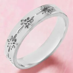 Mia by Tanishq 925 Silver Soft Petal Impressions Silver Finger Ring-picture-17