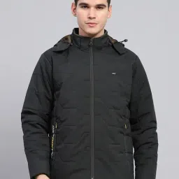 Monte Carlo Olive Regular Fit Quilted Hooded Jacket-picture-26