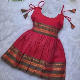 BAESD Infants Girls Printed A-Line Ethnic Dress-image-28