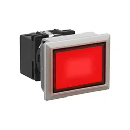 IDEC LB Series Flash Silhoutte Indicator Light Rectangular Shape, LB8MP-1T03VWR-picture-5