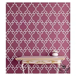 Kayra Decor Lattice 16x24 Inch Wall Design Stencil Painting KHS294-image-21