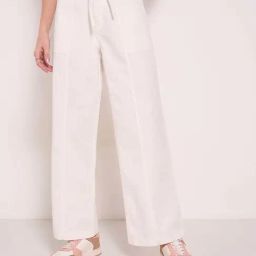 Honey by Pantaloons WhiteCasual Trousers-image-2