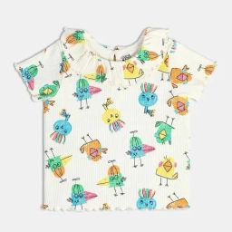 MINIKLUB Girls Multicolor Printed Knit Top-picture-22
