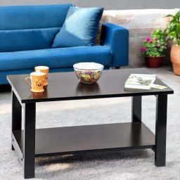 Ikiriya Camden Dark Brown Sheesham Wood Contemporary Coffee Table in Extra Dark Mahogany Finish-image-77