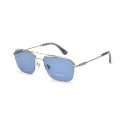 Police SPLL18K56579SG Blue UV Protection Pilot Unisex Sunglasses-image-27