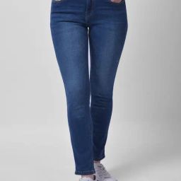 NUMERO UNO Dark Blue Denim Solid Jeans-image-95