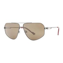 Royal Enfield Generic Gold UV Protection Aviator Sunglasses for Men-picture-16