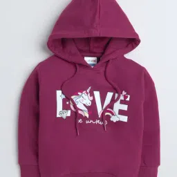 Bumzee Kids Magenta Printed Full Sleeves Sweatshirt-image-19