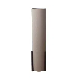 Sanded Edge Beige Wooden Cylinder Shape Corner Decorative Floor Lamp-image-22