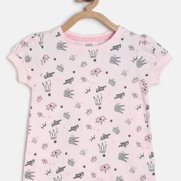 MINIKLUB Kids Pink Printed Top-picture-31