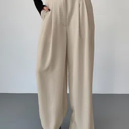 MIAKEE Women Flared Trousers-image-17