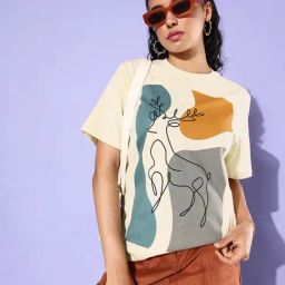 Dillinger Off White Cotton Graphic Oversized T-Shirt-image-62