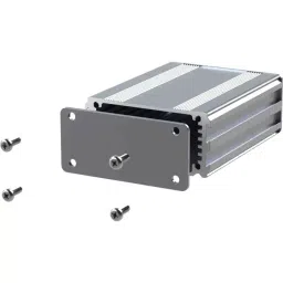 RS PRO Silver Anodised Aluminium Instrument Case, 40 x 63.5 x 30mm Model No 1951539-10