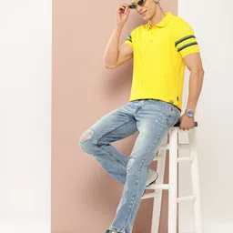 Harvard Men Bootcut Light Fade Stretchable Jeans-image-71
