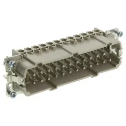 WIELAND ELECTRIC RECTANGULAR INSERT, PLUG, 24+PE POSITION, 2ROW, SCREW, 70.310.2440.0-picture-1