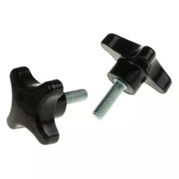 RS PRO Black 4-Arm Clamping Knob M8 Threaded Stud, 686648-image-35
