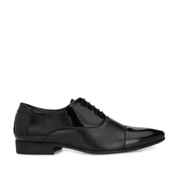 Hitz Men's Black Oxford Shoes-picture-7