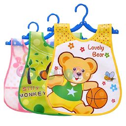 DOMENICO Sleeveless Waterproof Printed Apron Bib Pack of 3 (Color And Print May Vary)-21