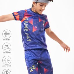Pine Active Athelisure & Sportswear Boys Top & Bottomwear Set Navy 5-6Y-image-10