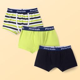 Pine Kids Cotton Knit Trunks With Stripes Pack Of 3 - Color May Vary-picture-12