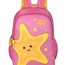 Skybags Backpack With Starfish Print Pink - Height 15.74 Inches-image-9