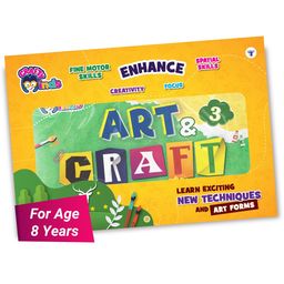 Crafty Minds Art and Craft Book 3 For 8 Year old Kids | 25+ Fun Activities -English-12
