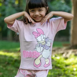 Nap Chief Girls Printed T-shirt with Shorts-picture-35
