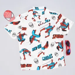 Pantaloons Junior Boys Opaque Printed Casual Shirt-image-98