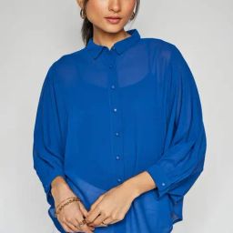 AND Blue Loose Fit Shirt-image-57