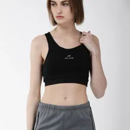 ALCIS Black Full Coverage Sports Bra-image-63