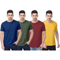 Color Capital Multicolored Regular Fit T-Shirt - Pack of 4-6