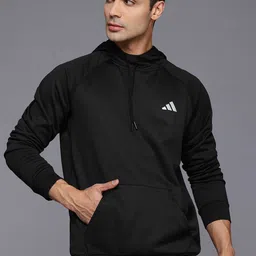 ADIDAS Cold RDY 3-Stripes Hooded Training Sweatshirt-4