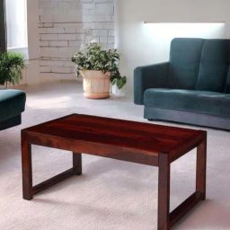 Ikiriya Hamstreet Brown Sheesham Wood Contemporary Coffee Table in Honey Finish-image-111