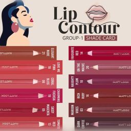 Matt Look Colorite Lip Contour 03 Maroon Vibes - 0.09 gm image 3