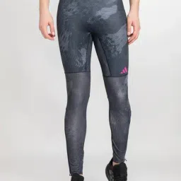Adidas Black Fitted Striped Sports Tights-picture-12